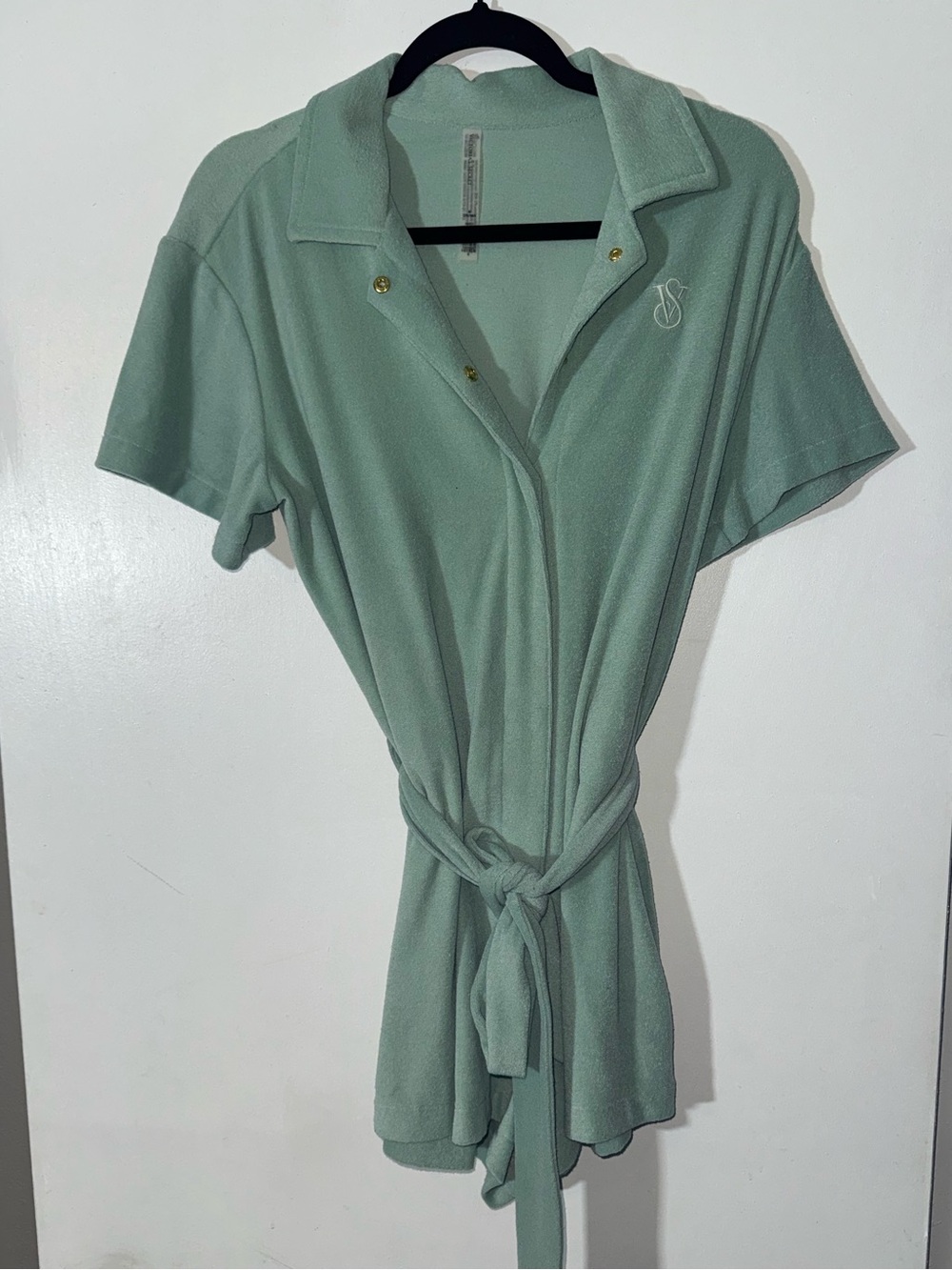 Victoria's Secret Mint Green Tie-Waist Jumpsuit Romper